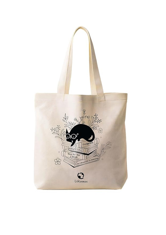 The Reader Cat Tote