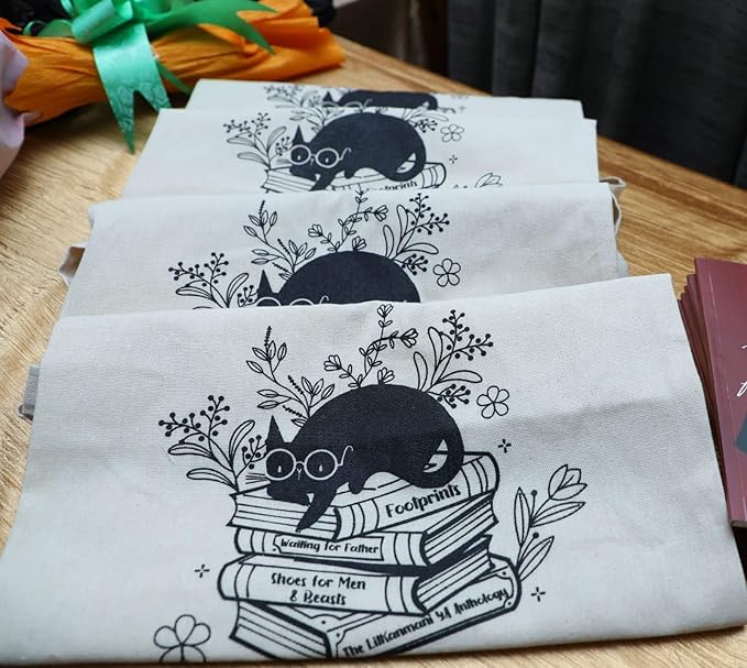 The Reader Cat Tote
